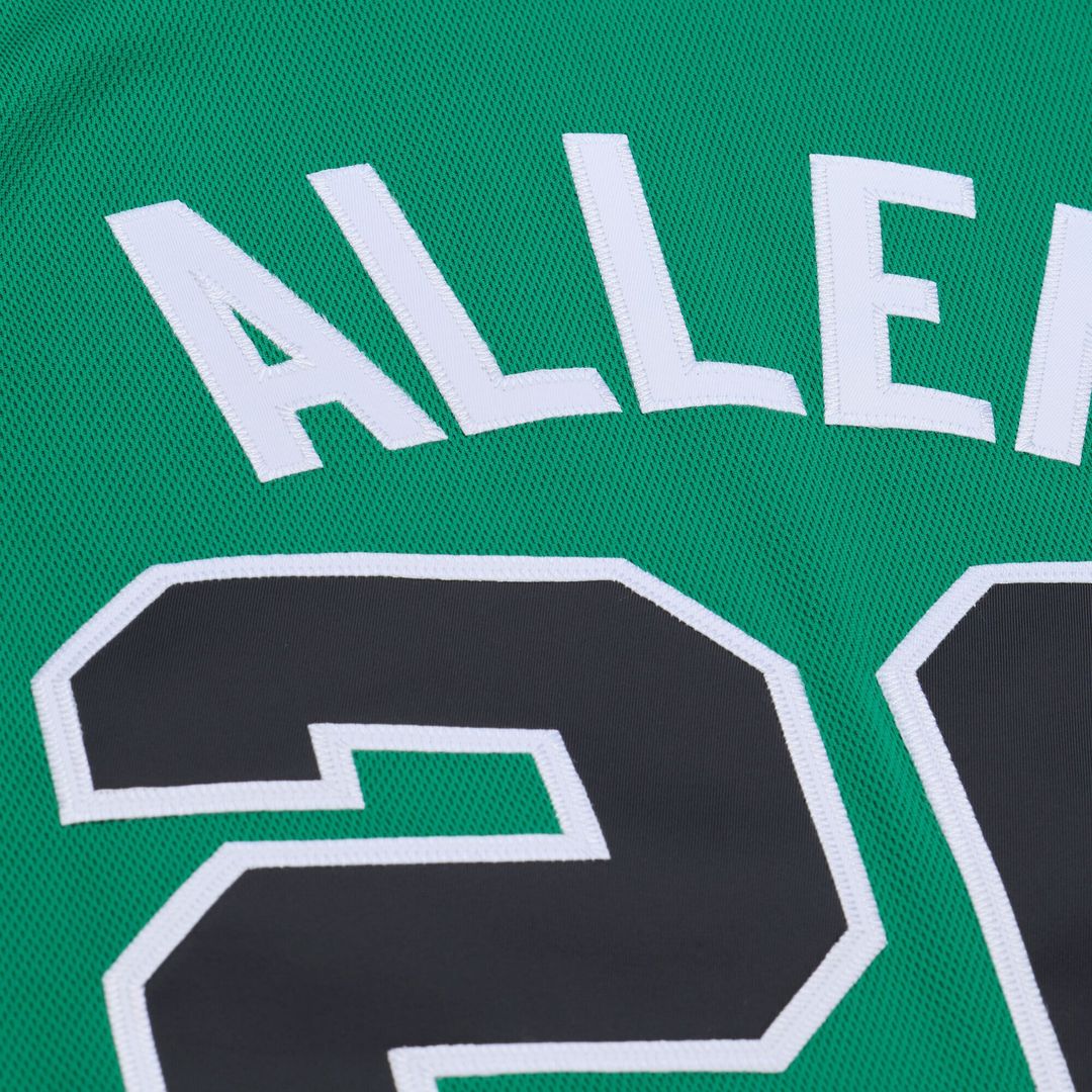 Ray Allen Boston Celtics Mitchell & Ness 2007 - 08 Hardwood Classics Authentic Jersey - Kelly Green