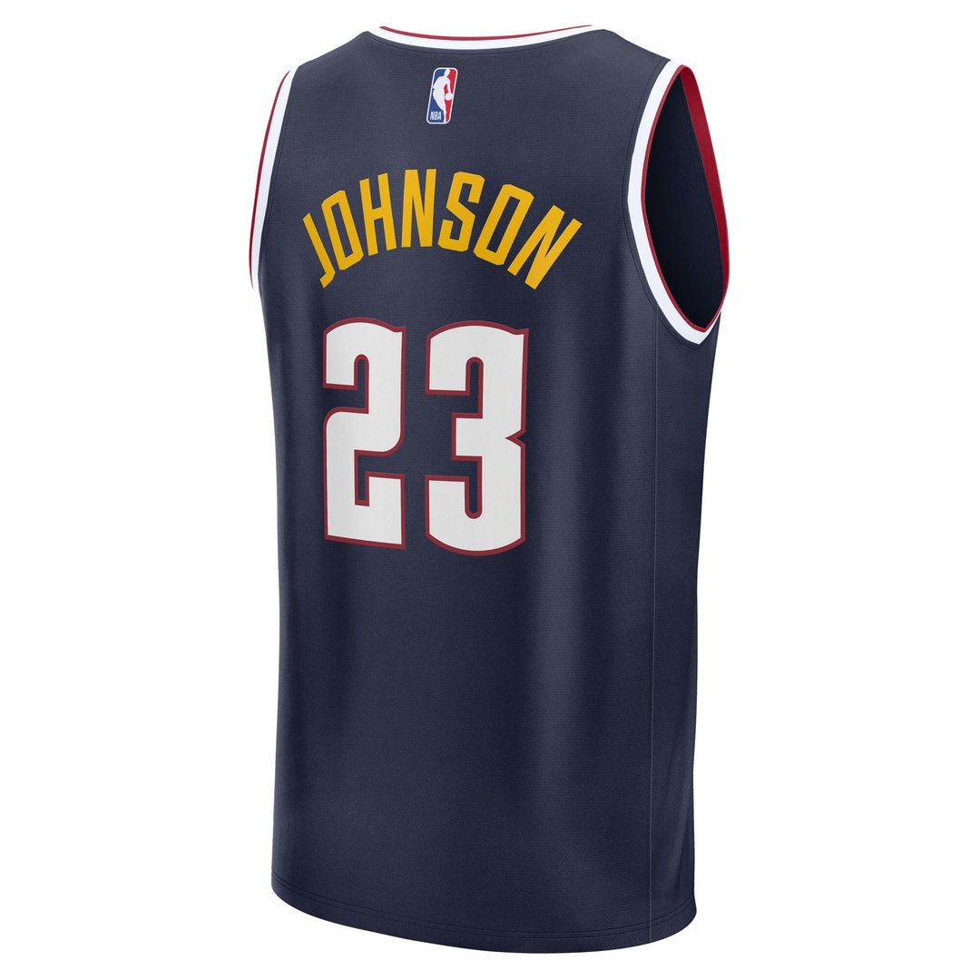 Cameron Johnson Denver Nuggets Fanatics Youth Fast Break Replica Jersey - Navy - Icon Edition