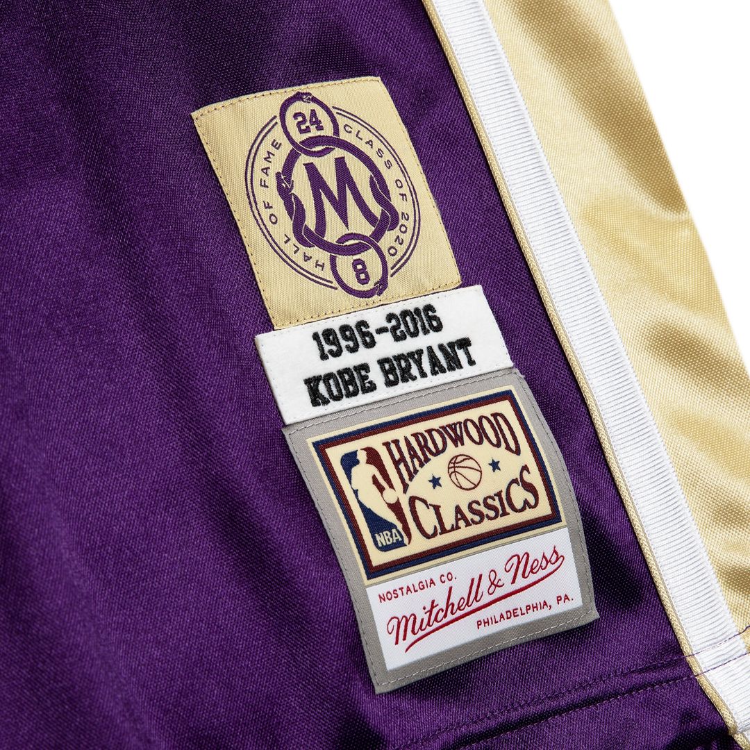 Kobe Bryant Los Angeles Lakers Mitchell & Ness Hall of Fame Class of 2020 #8 Authentic Jersey - Gold