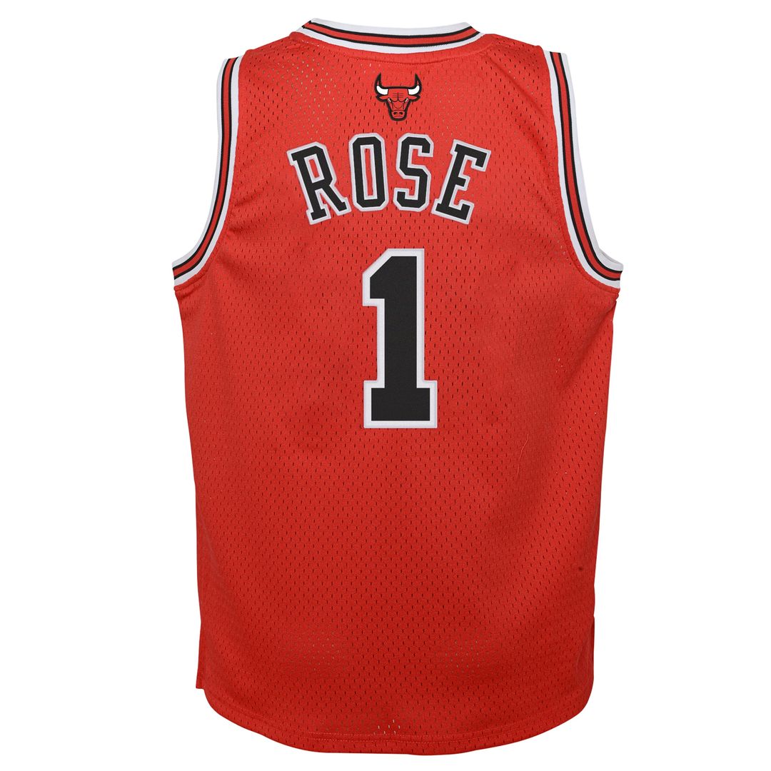 Derrick Rose Chicago Bulls Mitchell & Ness Youth 2010/11 Hardwood Classics Swingman Jersey - Black