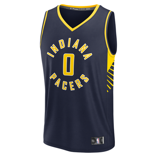 Tyrese Haliburton Indiana Pacers Fanatics Youth Fast Break Player Replica Jersey - Navy
