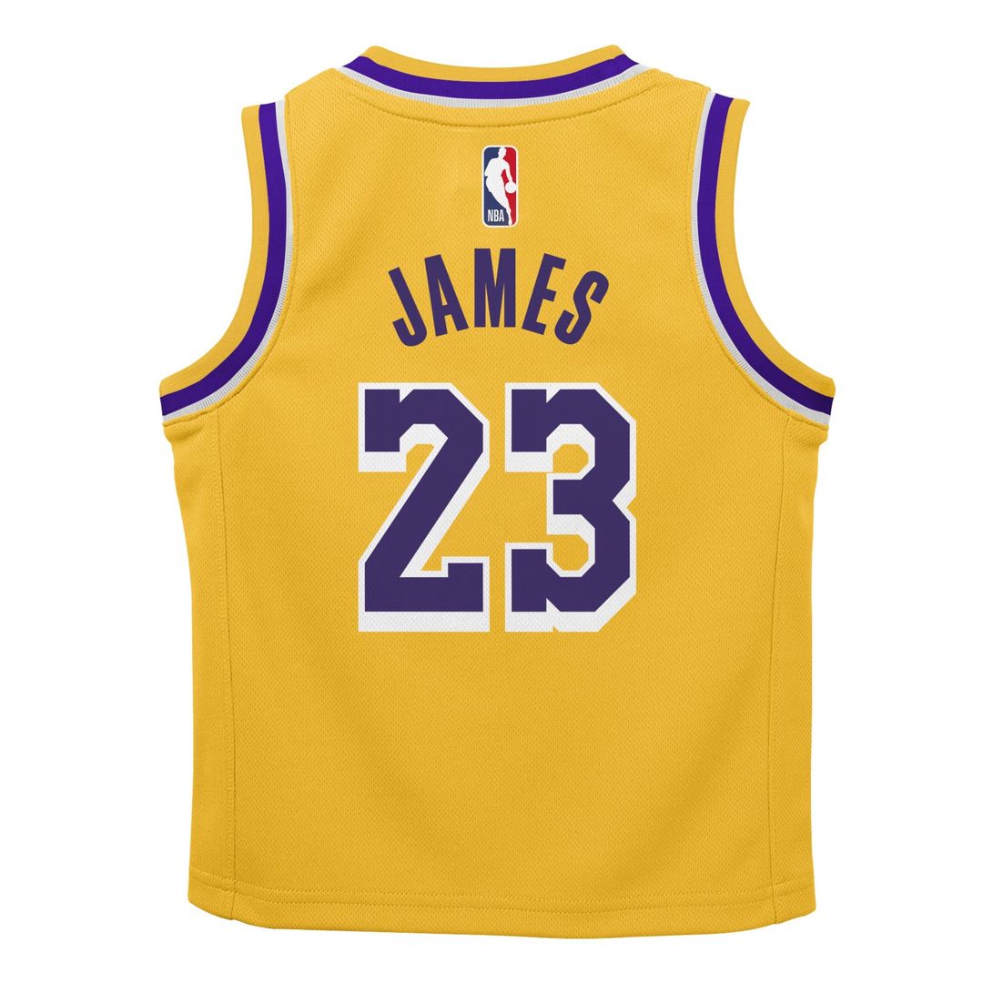 LeBron James Los Angeles Lakers Nike Preschool Dri - FIT Player Swingman Jersey - Icon Edition - Gold