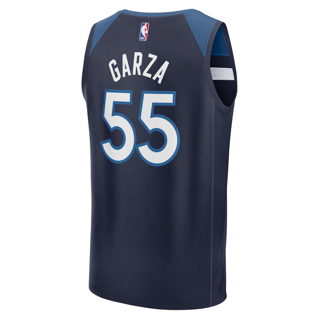 Luka Garza Minnesota Timberwolves Fanatics Fast Break Player Replica Jersey - Icon Edition - Navy