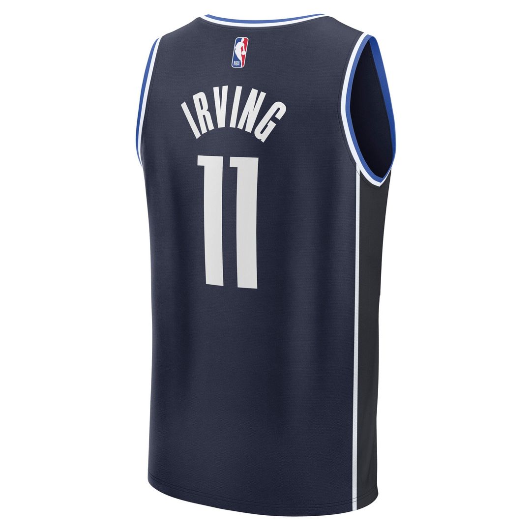 Kyrie Irving Dallas Mavericks Fanatics Fast Break Player Replica Jersey - Statement Edition - Navy