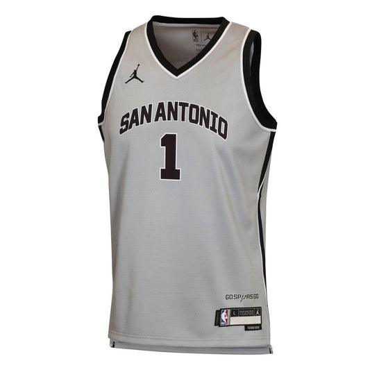Victor Wembanyama San Antonio Spurs Jordan Brand Youth Swingman Jersey - Statement Edition - Silver