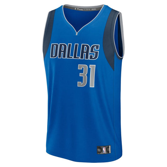 Klay Thompson Dallas Mavericks Fanatics Fast Break Player Replica Jersey - Icon Edition - Blue