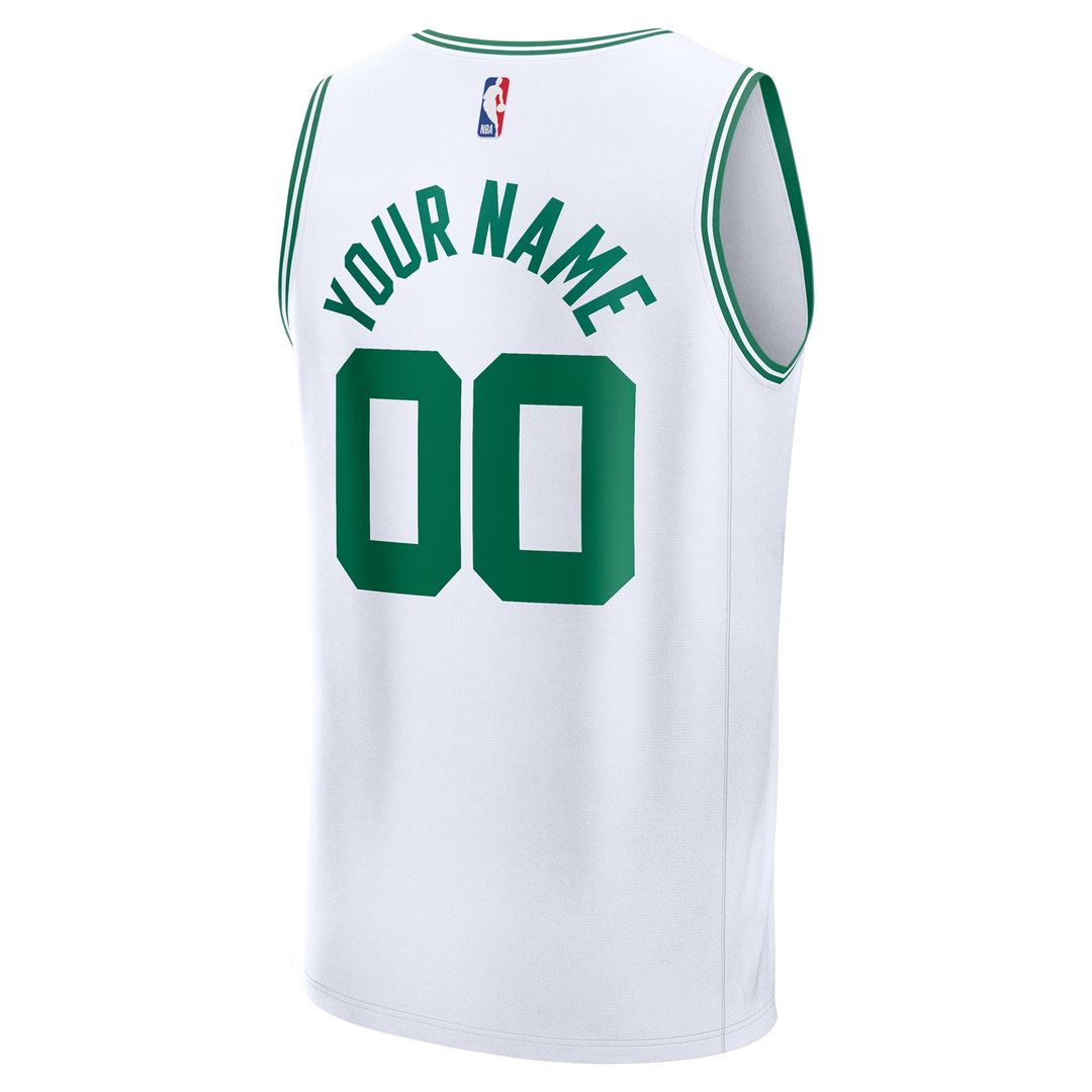 Boston Celtics Fanatics Fast Break Custom Jersey - Statement Edition - Black