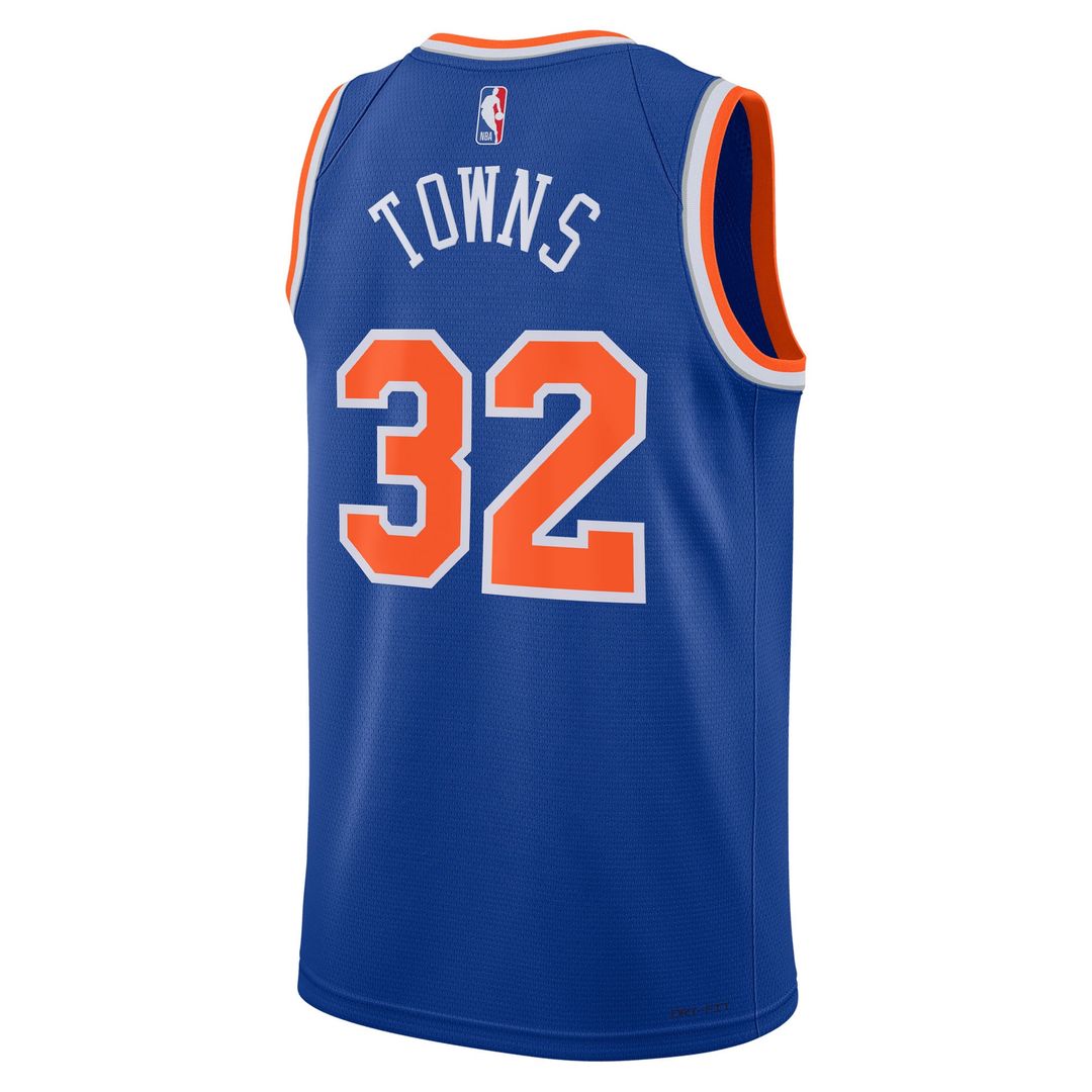 Karl - Anthony Towns New York Knicks Nike Unisex Swingman Jersey - Blue - Icon Edition