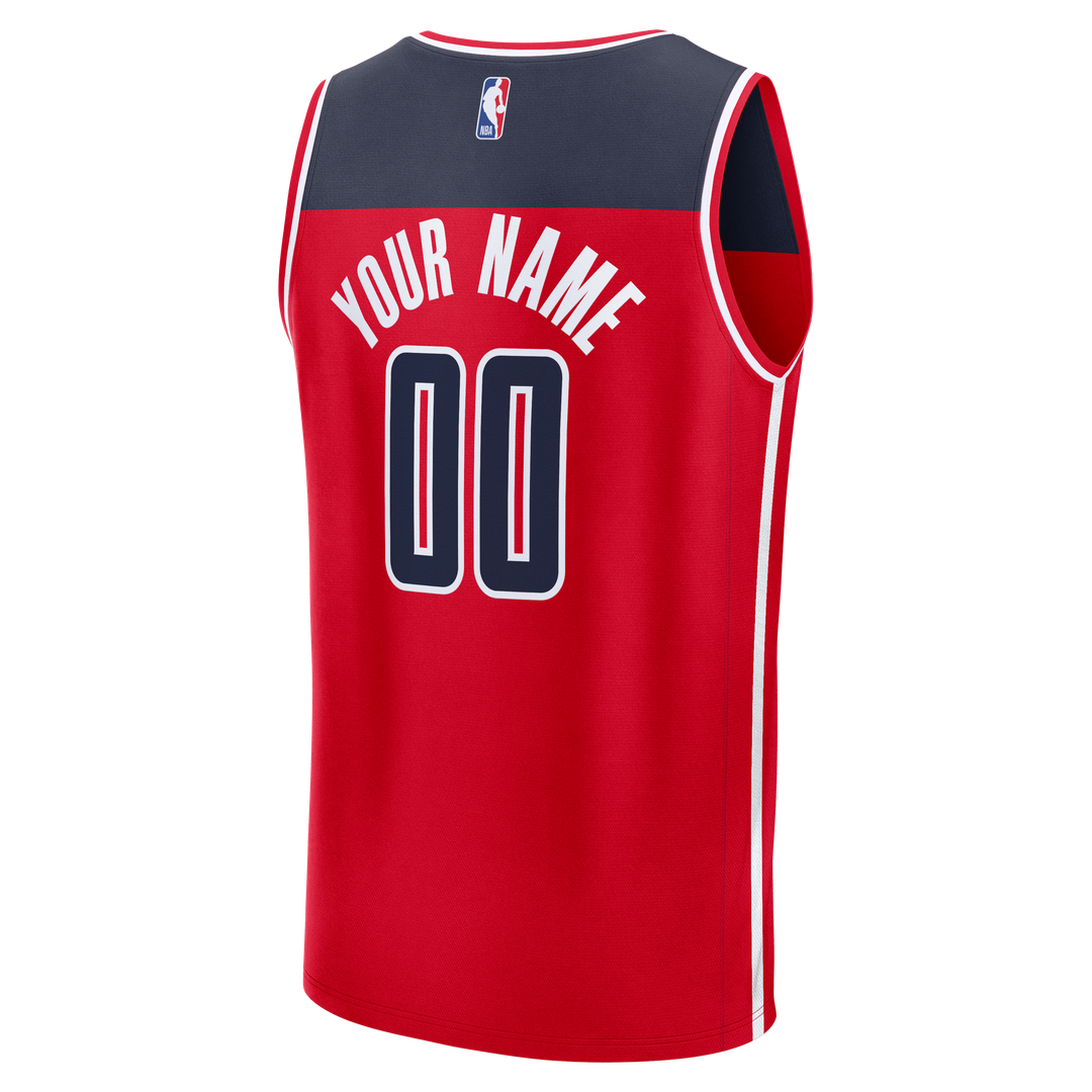 Washington Wizards Fanatics Fast Break Custom Jersey - Statement Edition - Navy