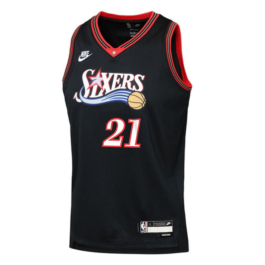 Joel Embiid Philadelphia 76ers Nike Youth Swingman Jersey - Classic Edition - Black