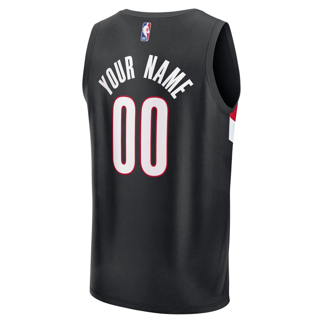 Portland Trail Blazers Fanatics Fast Break Replica Custom Jersey - Association Edition - White