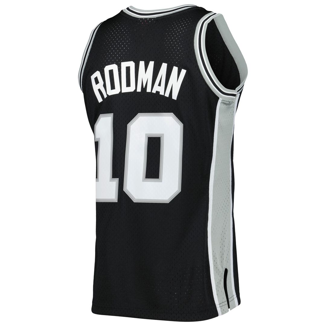 Dennis Rodman San Antonio Spurs Mitchell & Ness 1993/94 Hardwood Classics Swingman Jersey - Black