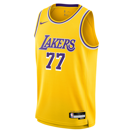 Luka Dončić Los Angeles Lakers Nike Youth Swingman Jersey - Icon Edition - Gold