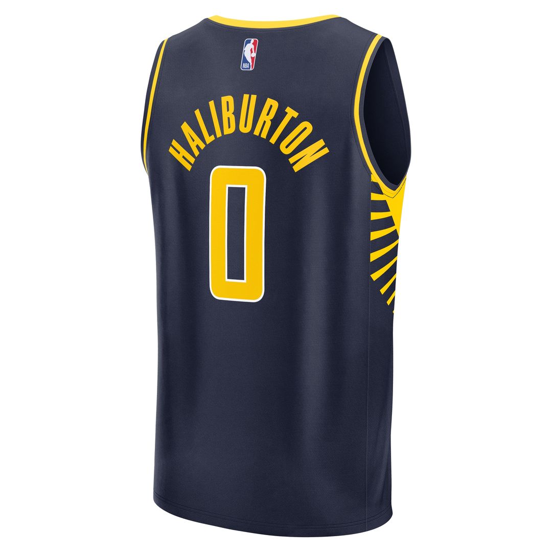 Tyrese Haliburton Indiana Pacers Fanatics Youth Fast Break Player Replica Jersey - Icon Edition - Navy