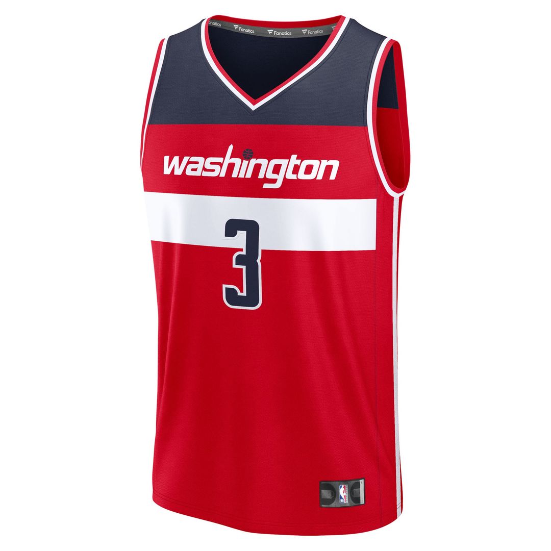 CJ McCollum Washington Wizards Fanatics Fast Break Player Replica Jersey - Icon Edition - Red