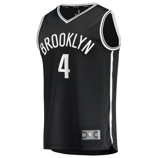Drake Powell Brooklyn Nets Fanatics Youth Fast Break Replica Jersey - Black - Icon Edition