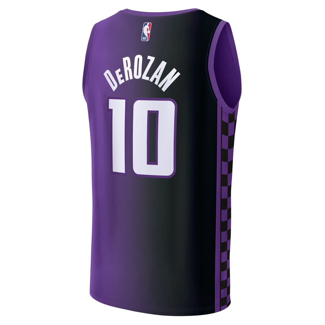 DeMar DeRozan Sacramento Kings Fanatics Fast Break Replica Jersey - Statement Edition - Purple
