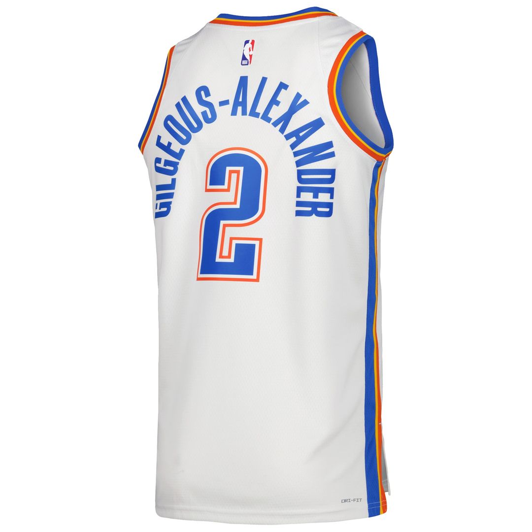Shai Gilgeous - Alexander Oklahoma City Thunder Nike Unisex Swingman Jersey - Icon Edition - Blue