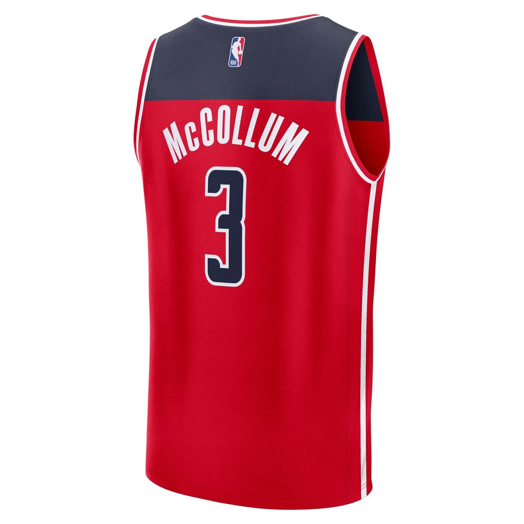 CJ McCollum Washington Wizards Fanatics Youth Fast Break Player Replica Jersey - Icon Edition - Red