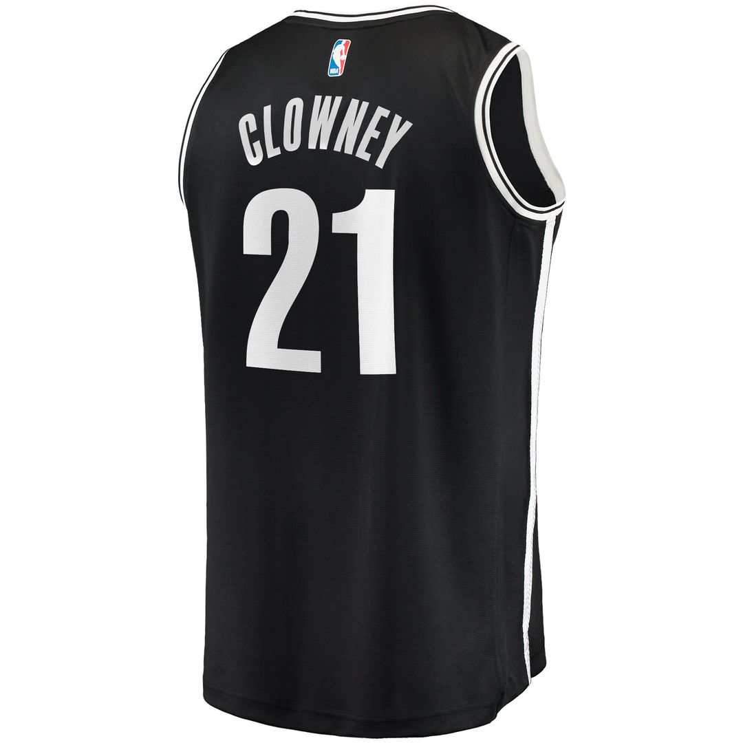 Noah Clowney Brooklyn Nets Fanatics Fast Break Replica Jersey - Icon Edition - Black