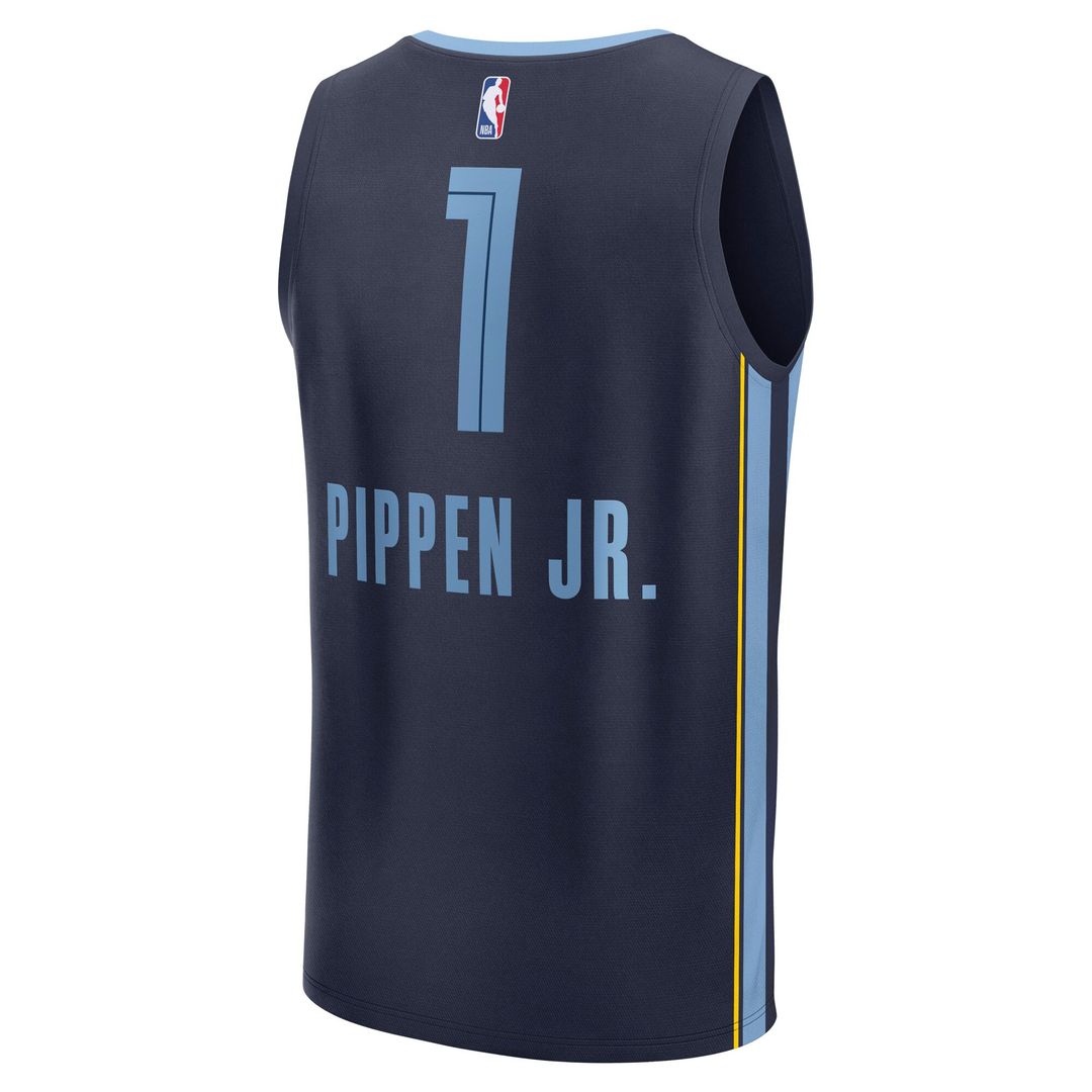 Scotty Pippen Jr. Memphis Grizzlies Fanatics Fast Break Player Replica Jersey - Icon Edition - Navy