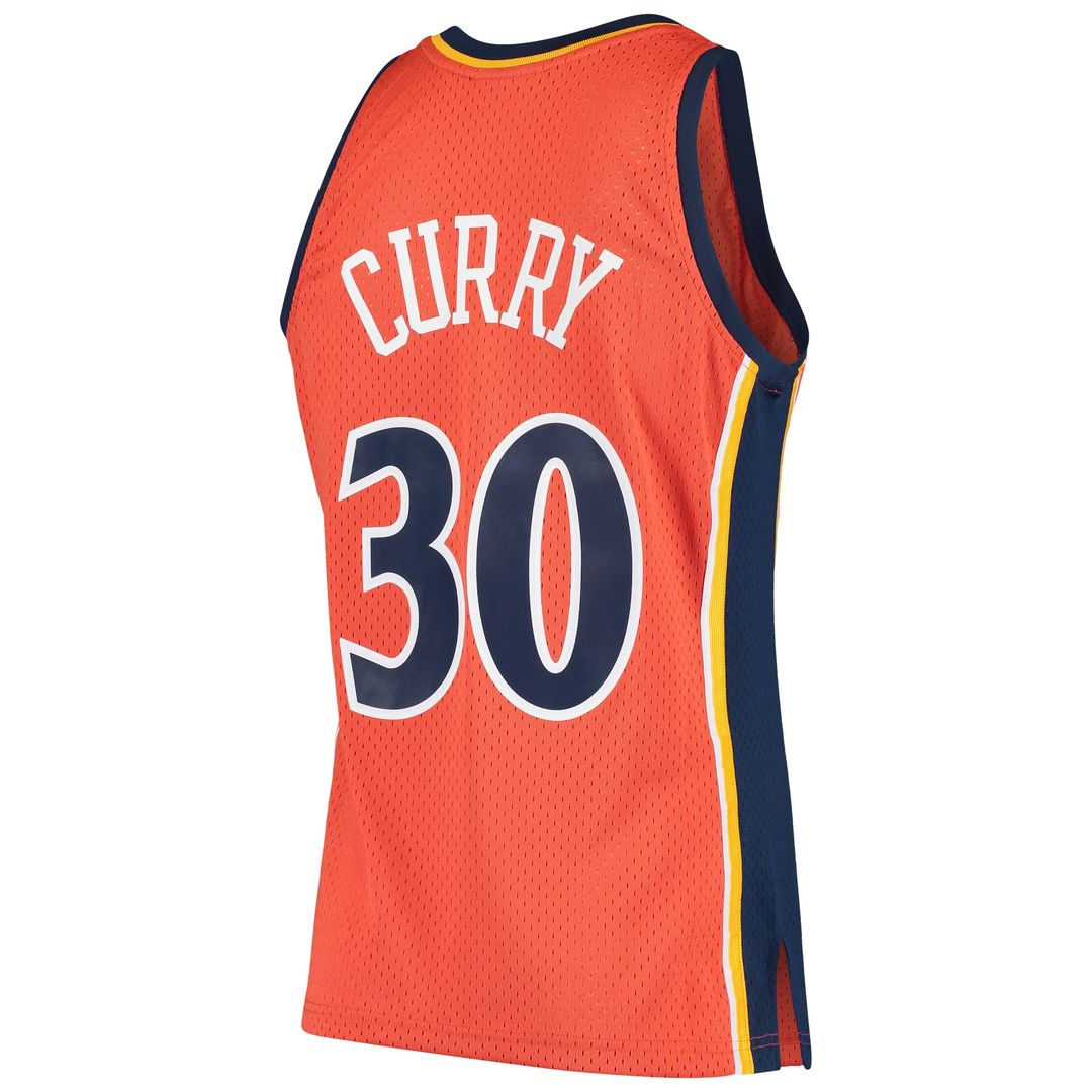 Stephen Curry Golden State Warriors Mitchell & Ness Hardwood Classics Swingman Jersey - White