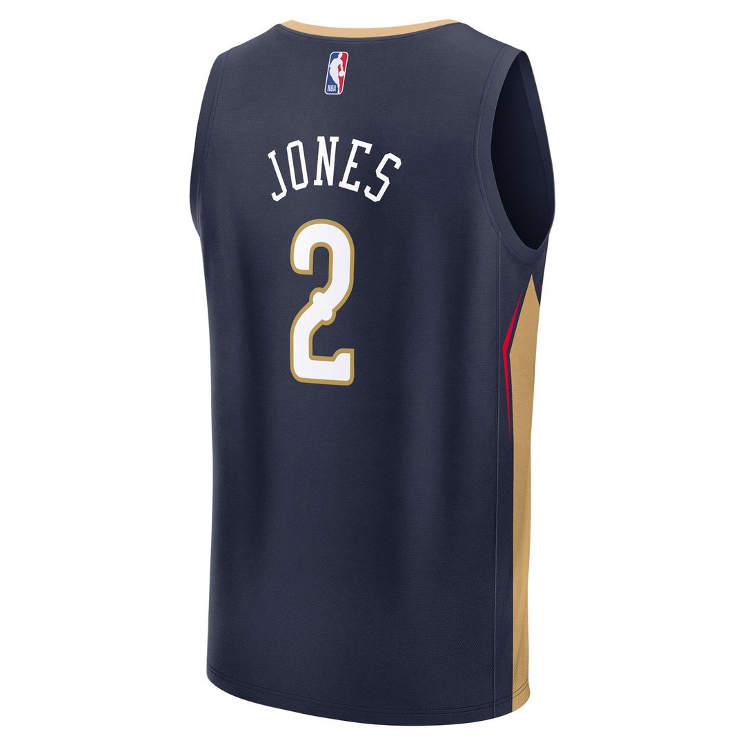 Herbert Jones New Orleans Pelicans Fanatics Fast Break Player Replica Jersey - Icon Edition - Navy