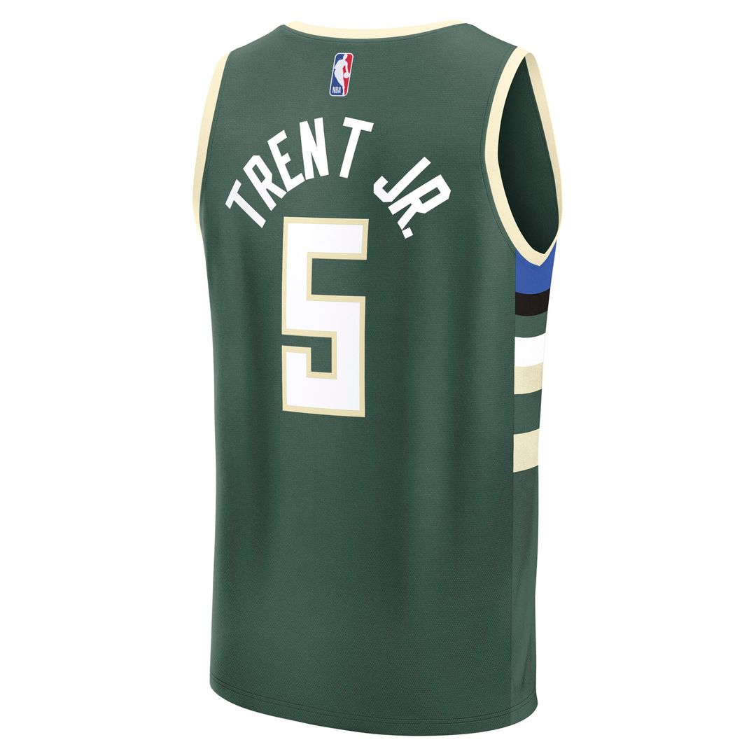 Gary Trent Jr. Milwaukee Bucks Fanatics Fast Break Player Replica Jersey - Icon Edition - Hunter Green