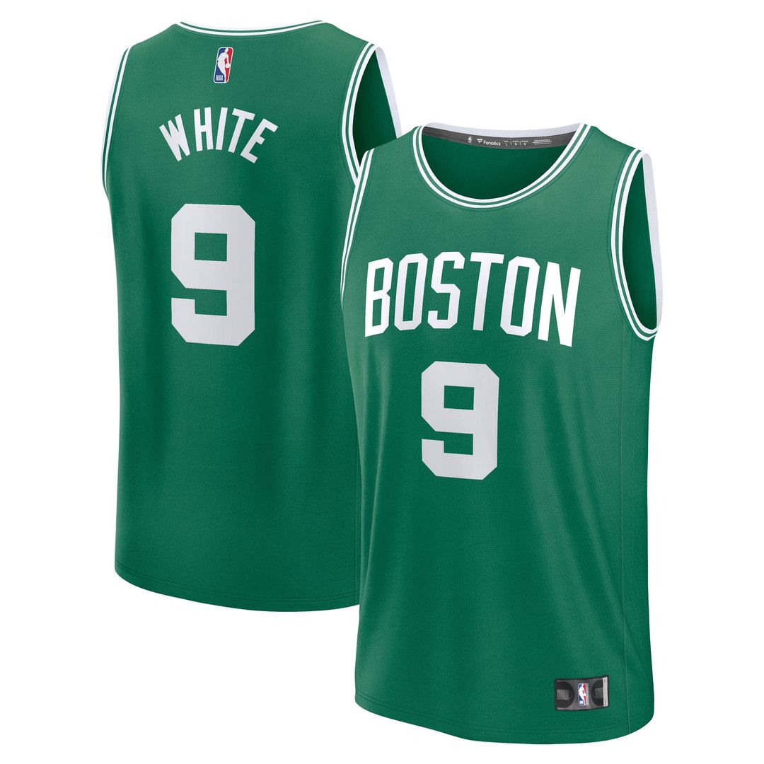 Derrick White Boston Celtics Fanatics Fast Break Player Replica Jersey - Icon Edition - Kelly Green