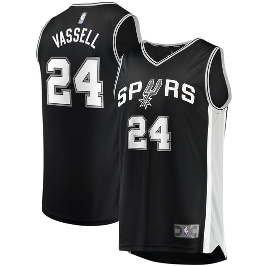 Devin Vassell San Antonio Spurs Fanatics Fast Break Replica Jersey - Icon Edition - Black