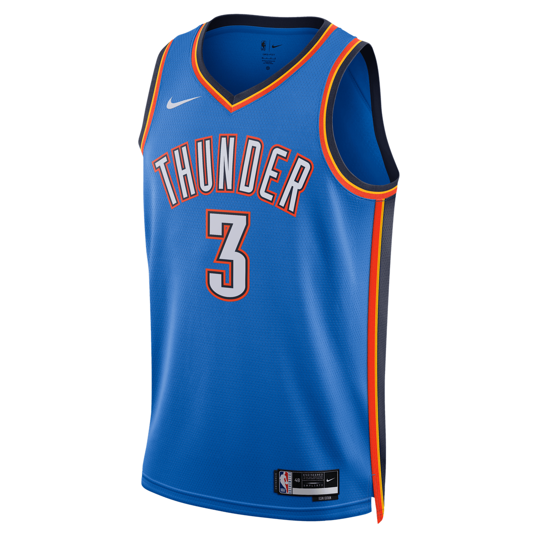 Jared McCain Oklahoma City Thunder Nike Unisex Swingman Jersey - Icon Edition - Blue