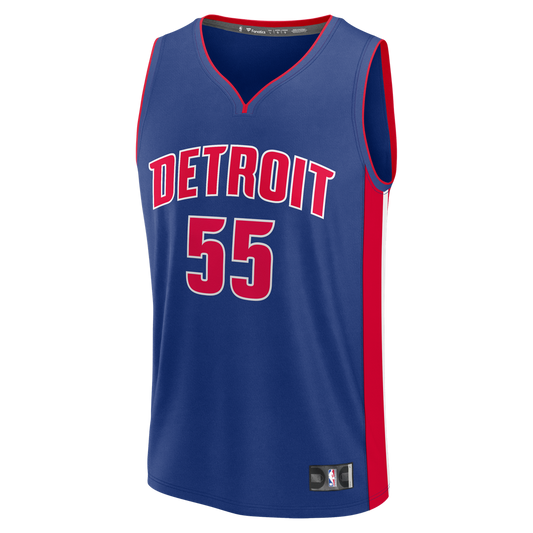 Duncan Robinson Detroit Pistons Fanatics Fast Break Jersey - Icon Edition - Blue