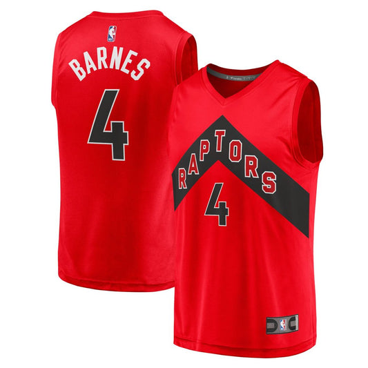 Scottie Barnes Toronto Raptors Fanatics Fast Break Replica Jersey - Icon Edition - Red