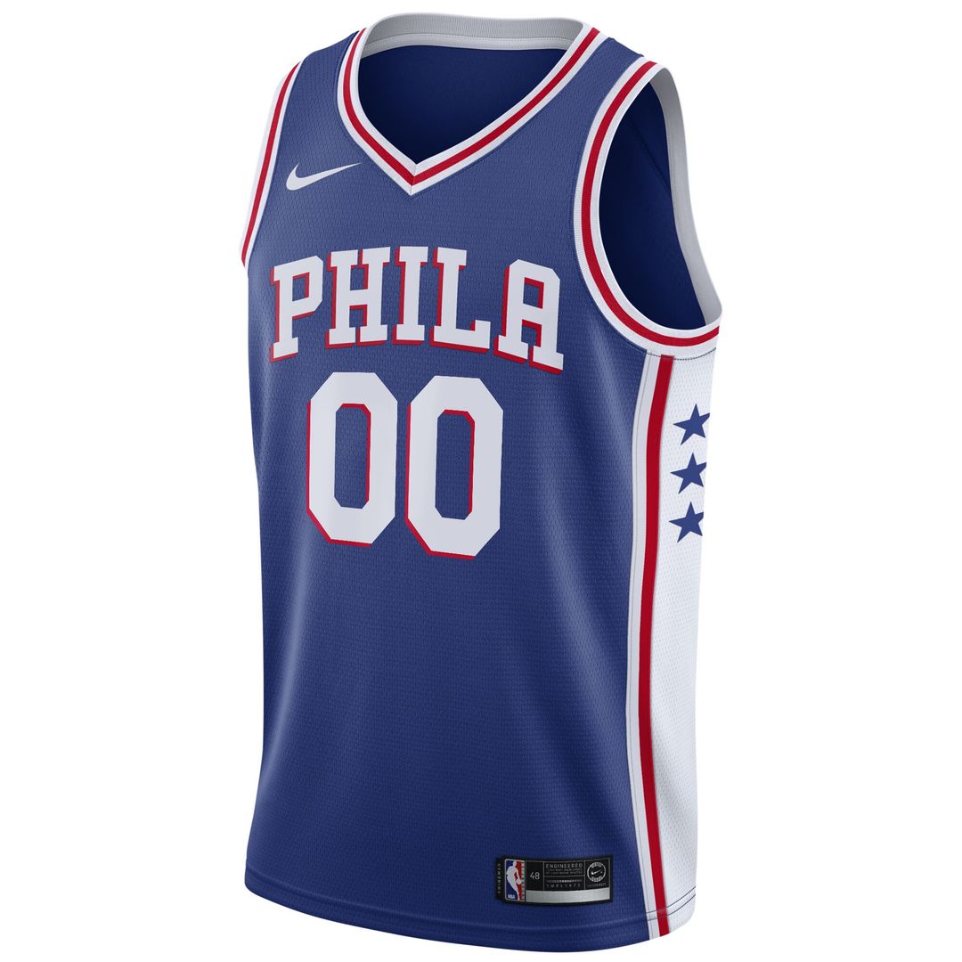 Philadelphia 76ers Nike 2020/21 Swingman Custom Jersey - Association Edition - White