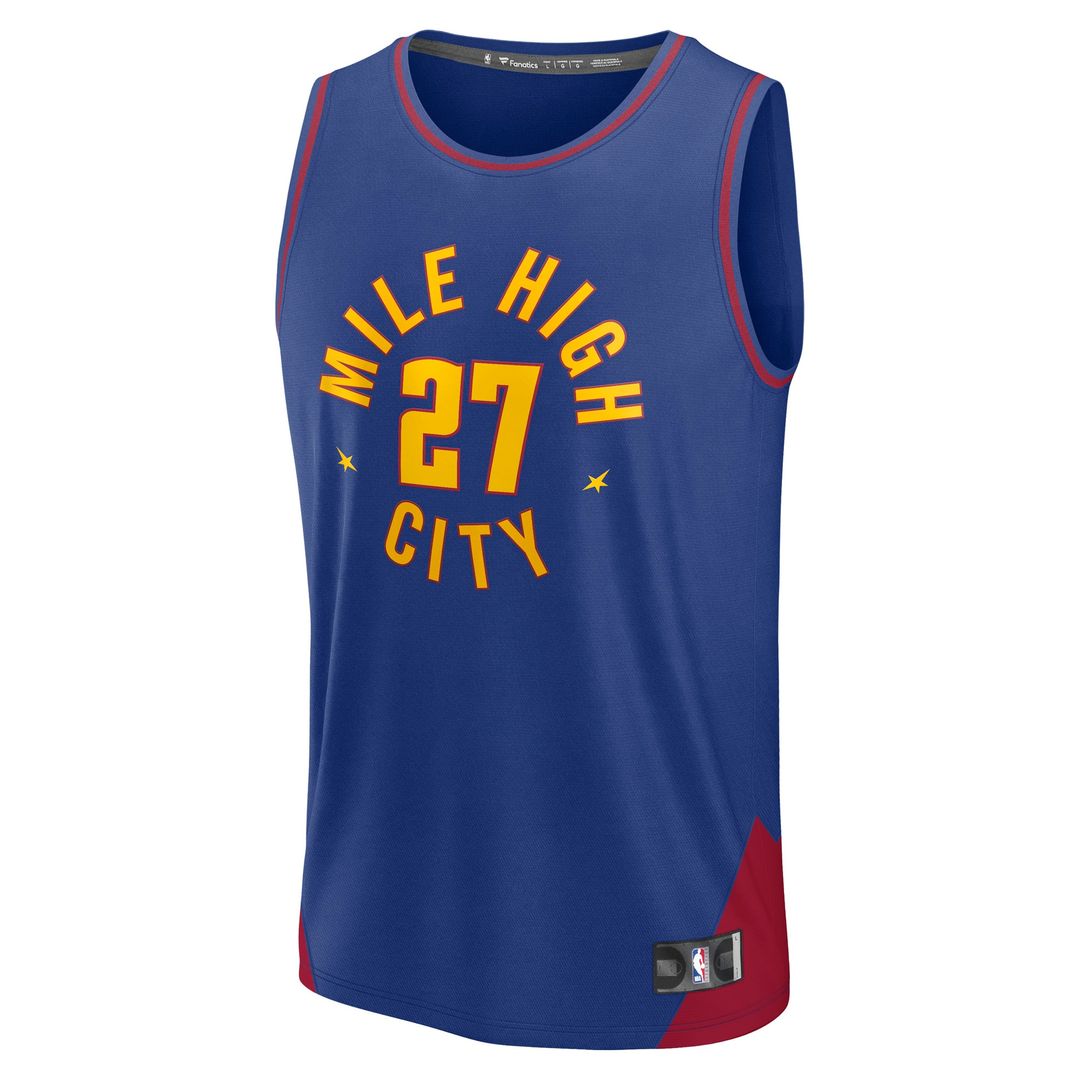 Jamal Murray Denver Nuggets Fanatics Fast Break Player Replica Jersey - Statement Edition - Blue