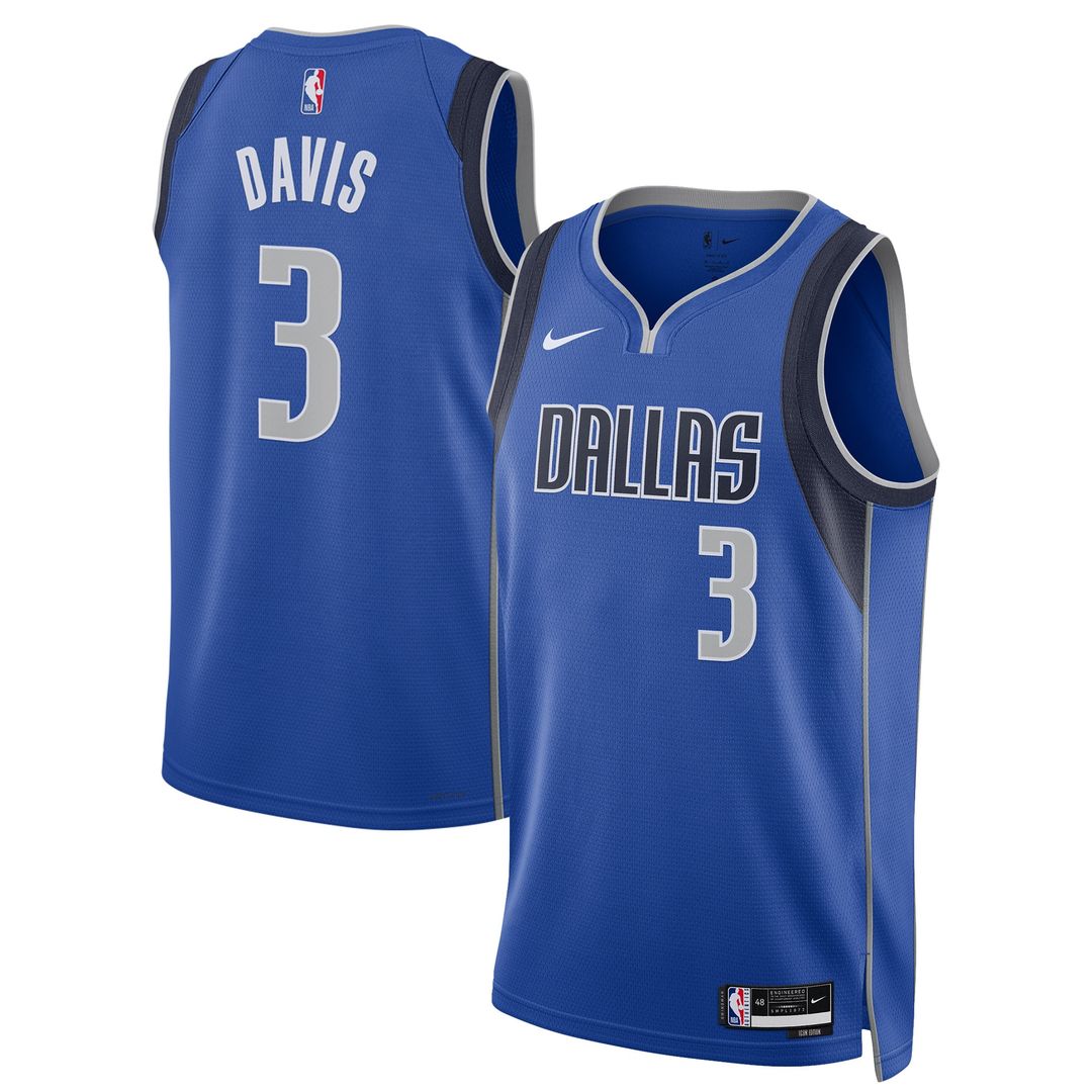 Anthony Davis Dallas Mavericks Nike Unisex Player Swingman Jersey - Icon Edition - Blue