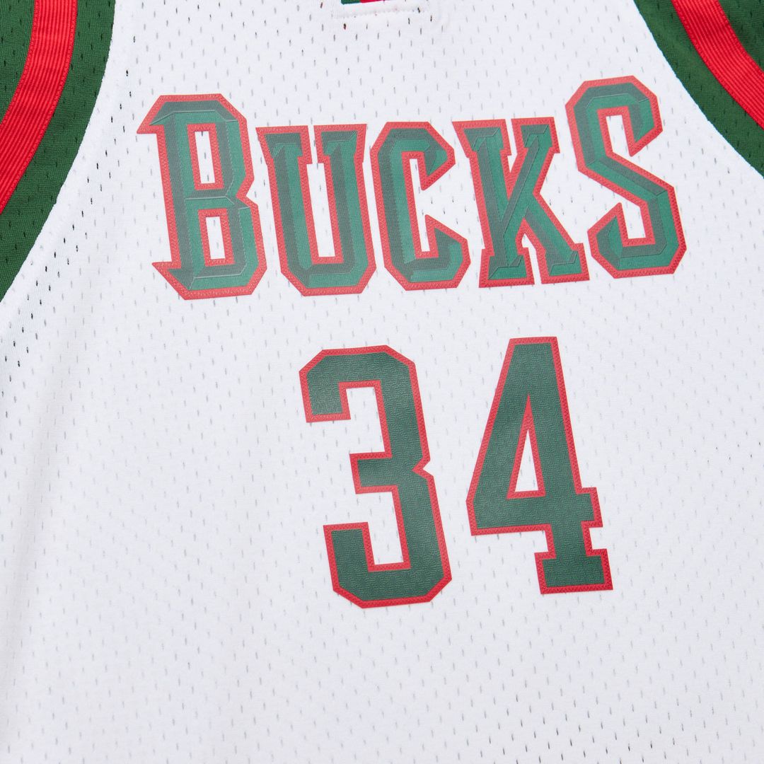 Giannis Antetokounmpo Milwaukee Bucks Mitchell & Ness 2013/14 Hardwood Classics Swingman Jersey - Hunter Green