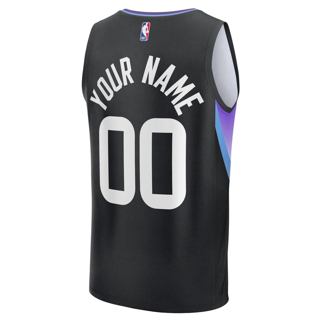 Utah Jazz Fanatics Fast Break Replica Custom Jersey - White - Association Edition