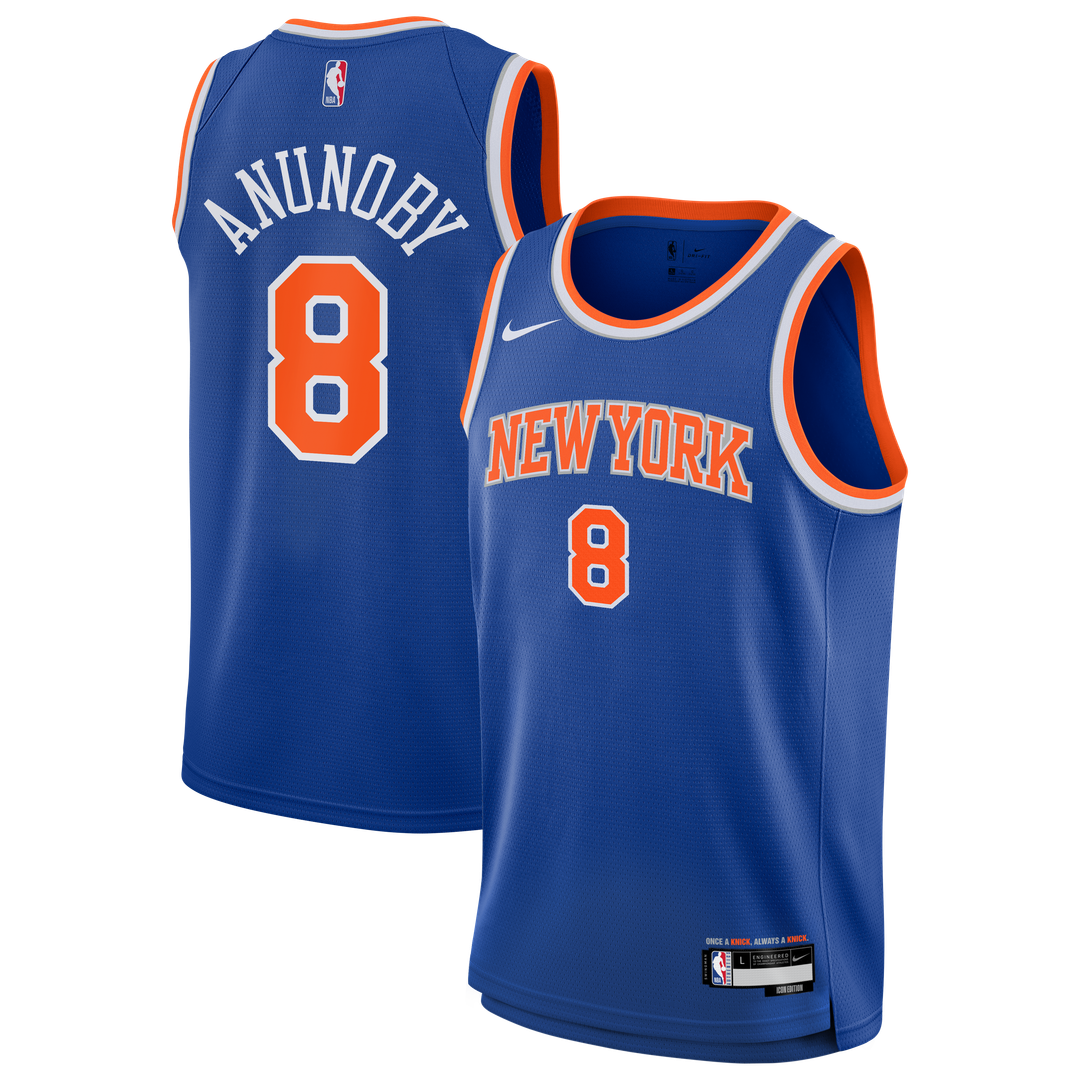 OG Anunoby New York Knicks Nike Youth Swingman Jersey - Icon Edition - Blue
