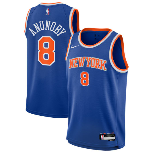 OG Anunoby New York Knicks Nike Youth Swingman Jersey - Icon Edition - Blue