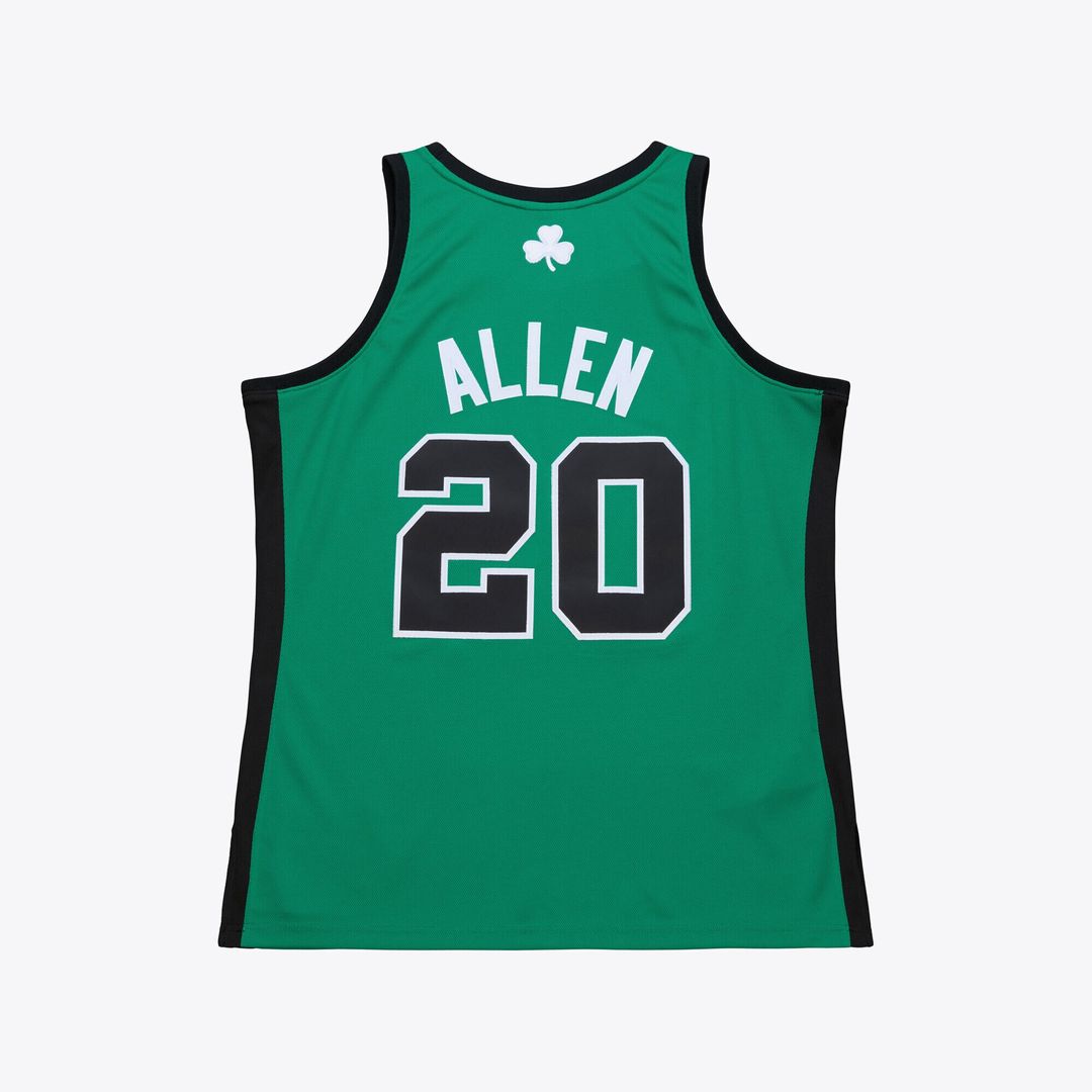 Ray Allen Boston Celtics Mitchell & Ness 2007 - 08 Hardwood Classics Authentic Jersey - Kelly Green