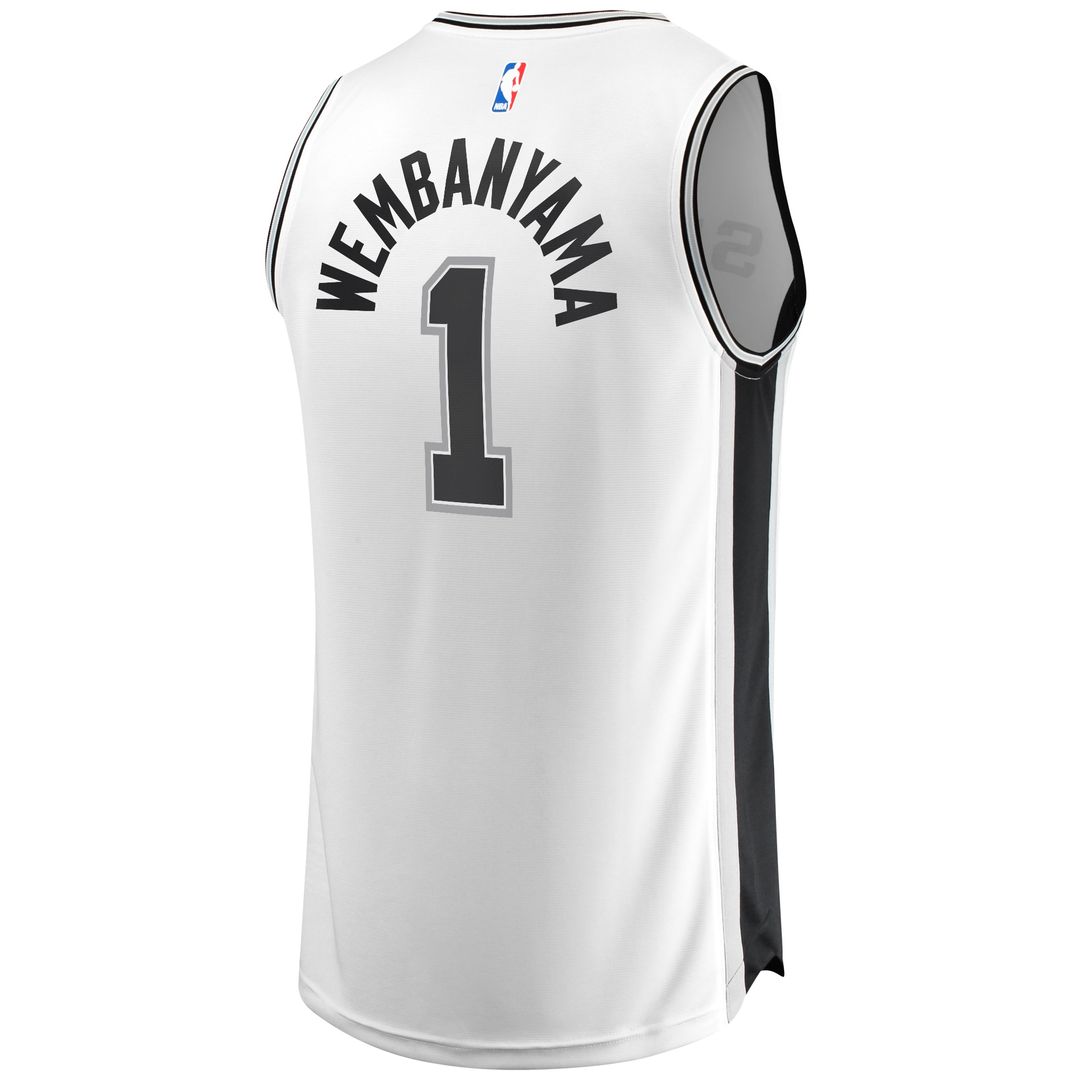 Victor Wembanyama San Antonio Spurs Fanatics Youth Fast Break Player Replica Jersey - Association Edition - White
