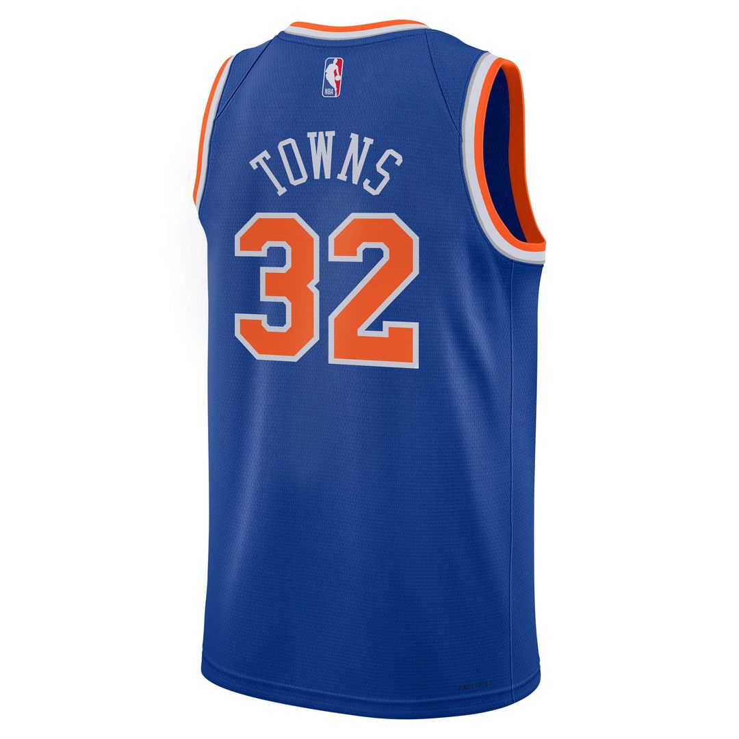 Karl - Anthony Towns New York Knicks Nike Youth Swingman Jersey - Icon Edition - Blue