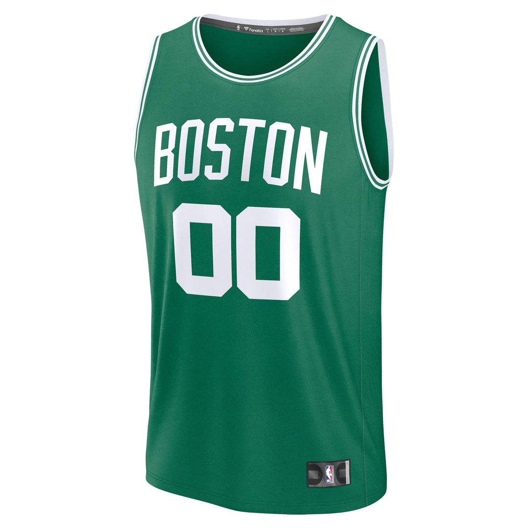 Boston Celtics Fanatics Fast Break Custom Jersey - Icon Edition - Kelly Green