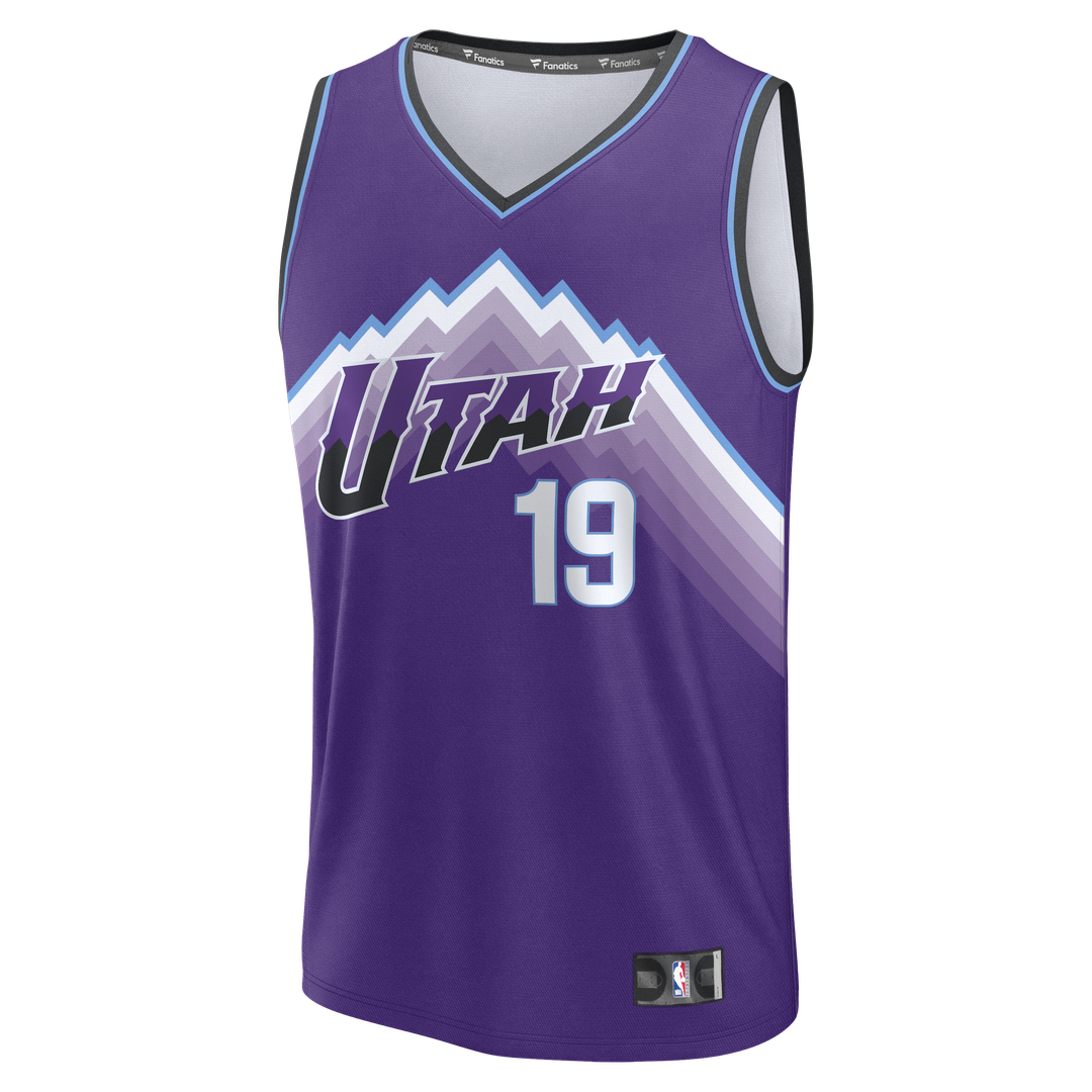 Ace Bailey Utah Jazz Fanatics Fast Break Replica Jersey - Purple - Icon Edition