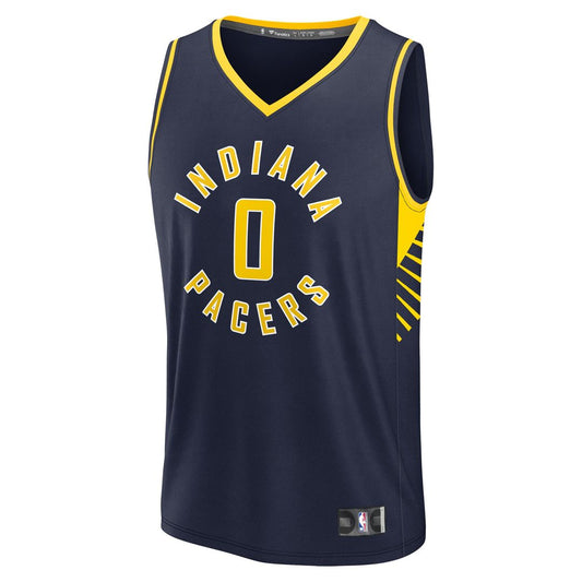 Tyrese Haliburton Indiana Pacers Fanatics Youth Fast Break Player Replica Jersey - Icon Edition - Navy