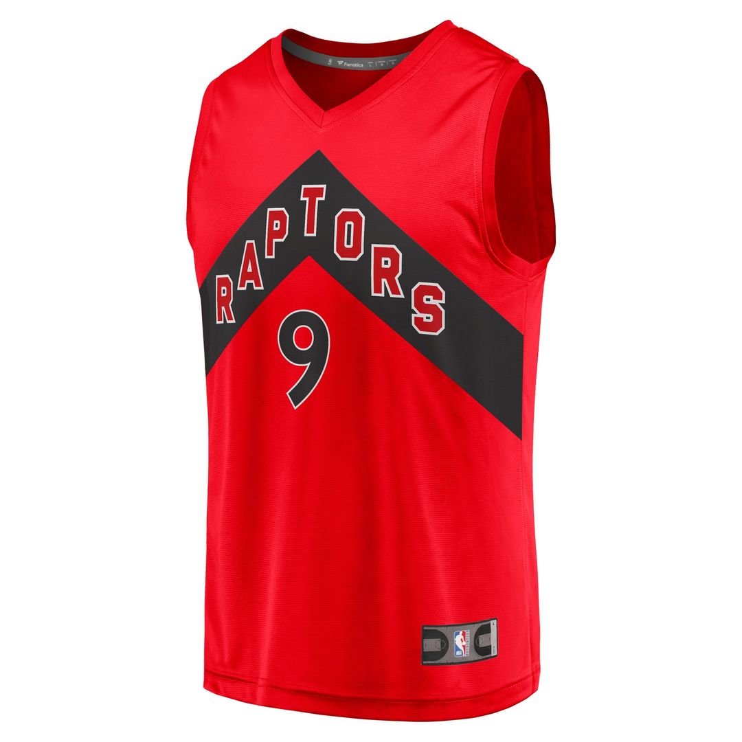 RJ Barrett Toronto Raptors Fanatics Fast Break Player Jersey - Icon Edition - Red