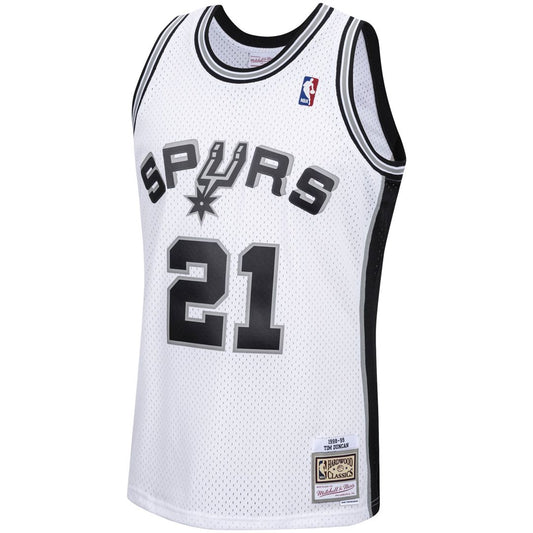 Tim Duncan San Antonio Spurs Mitchell & Ness 1998/99 Hardwood Classics Swingman Jersey - White