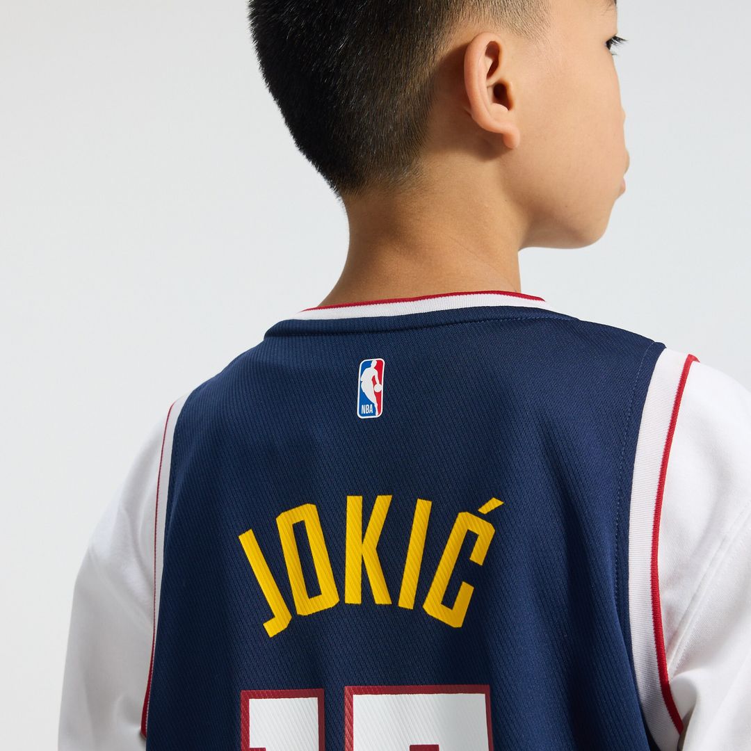 Nikola Jokic Denver Nuggets Fanatics Youth Fast Break Player Replica Jersey - Icon Edition - Navy