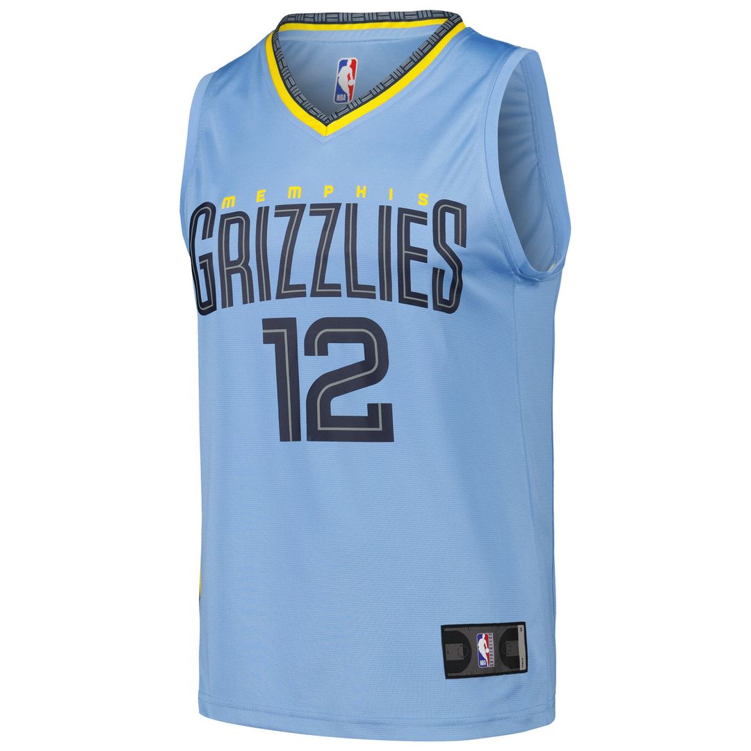 Ja Morant Memphis Grizzlies Fanatics Fast Break Player Replica Jersey - Statement Edition - Light Blue